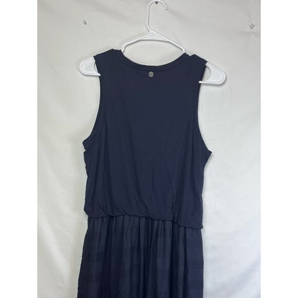 Prana Women's Size Med Black Pull On Midi Sleeveless Athleisure Summer Dress - Picture 10 of 10